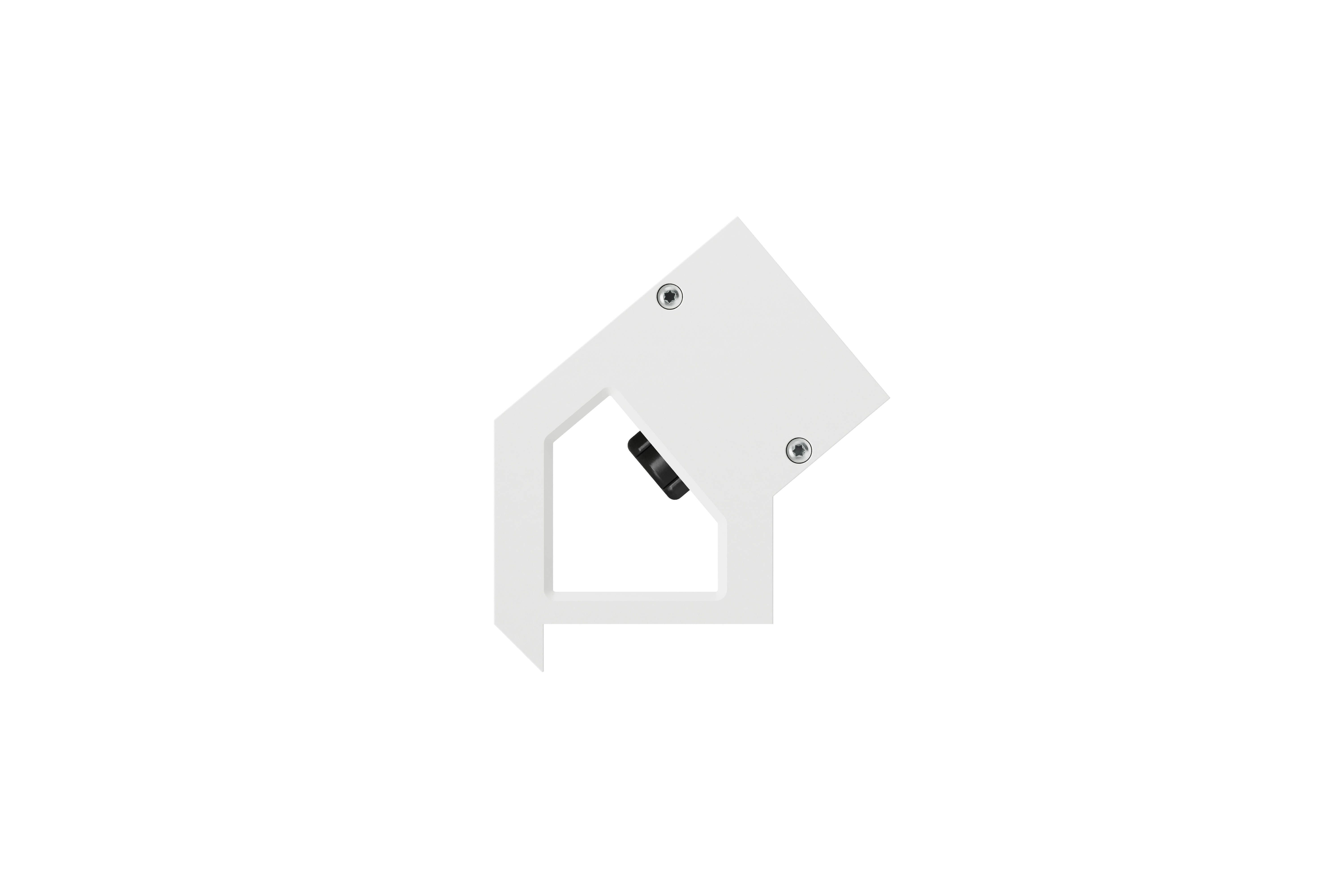 Bachmann BM0022040 Steckdosenleiste DESK2, 2x Schutzkontaktsteckdose, 1x USB C/C 65 W, 0,2 m GST18, inklusive Haltewinkel, weiß