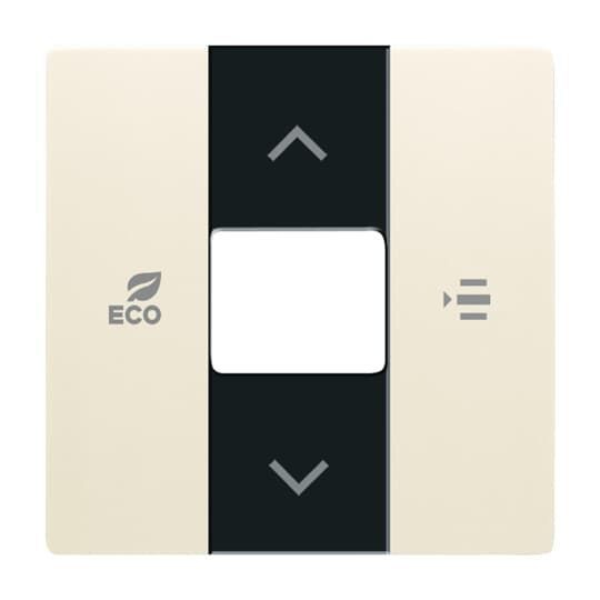 Busch-Jaeger 6236-82 Zentralscheibe für Fan Coil-Regler, elfenbeinweiß glänzend, Plattform 63|future® linear|Busch-axcent®|carat®|Busch-dynasty®