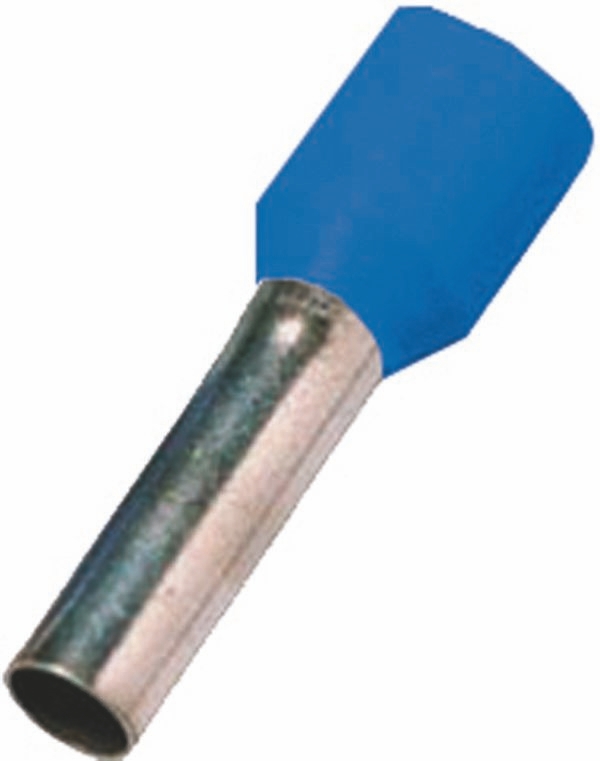 Intercable 180799 Isolierte Aderendhülse, 50 mm², 25 mm, verzinnt, blau