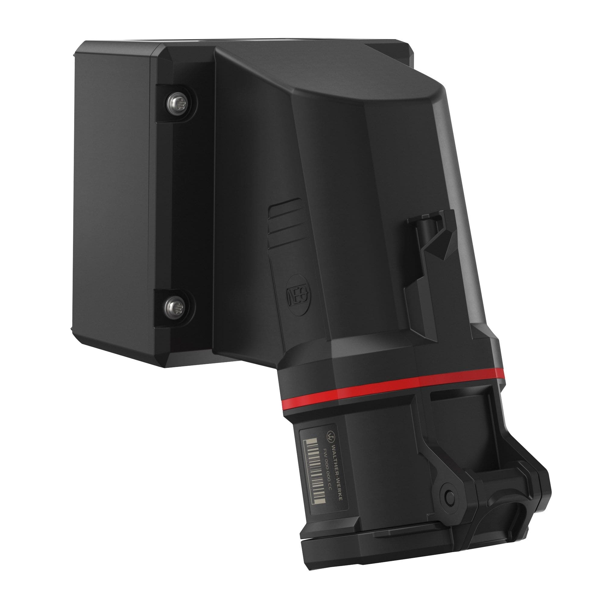 Walther Werke FW131506SK CEE NEO Wandsteckdose 32A 5P 6h IP54 mit Schraubtechnik und drehbarem Boden