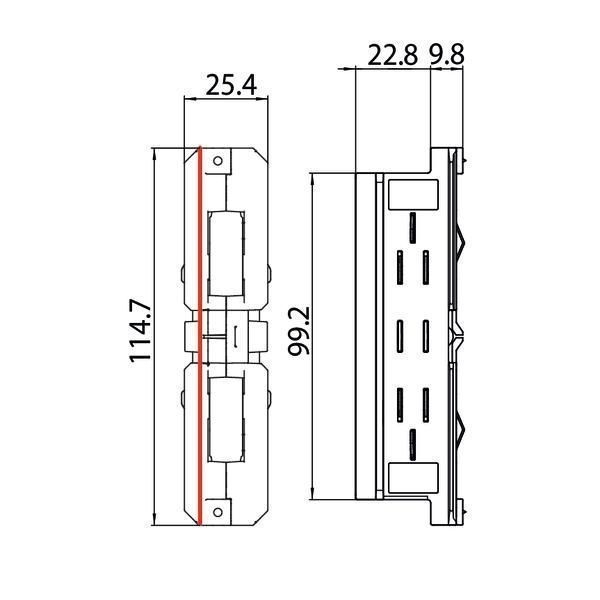 Brumberg 87114680 Elektrischer Verbinder zu 3-Phasen-Stromschiene ONETRACK DALI/schaltbar, 87161-87163, silber