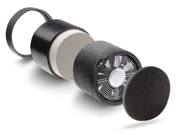 Lunos 039993 Einschub e² für Wohnungslüftung mit Wärmerückgewinnung, 160er Serie, inkl. Speicherelement, Wärmedämmung, G3 Filter, ec-Reversier-Motor