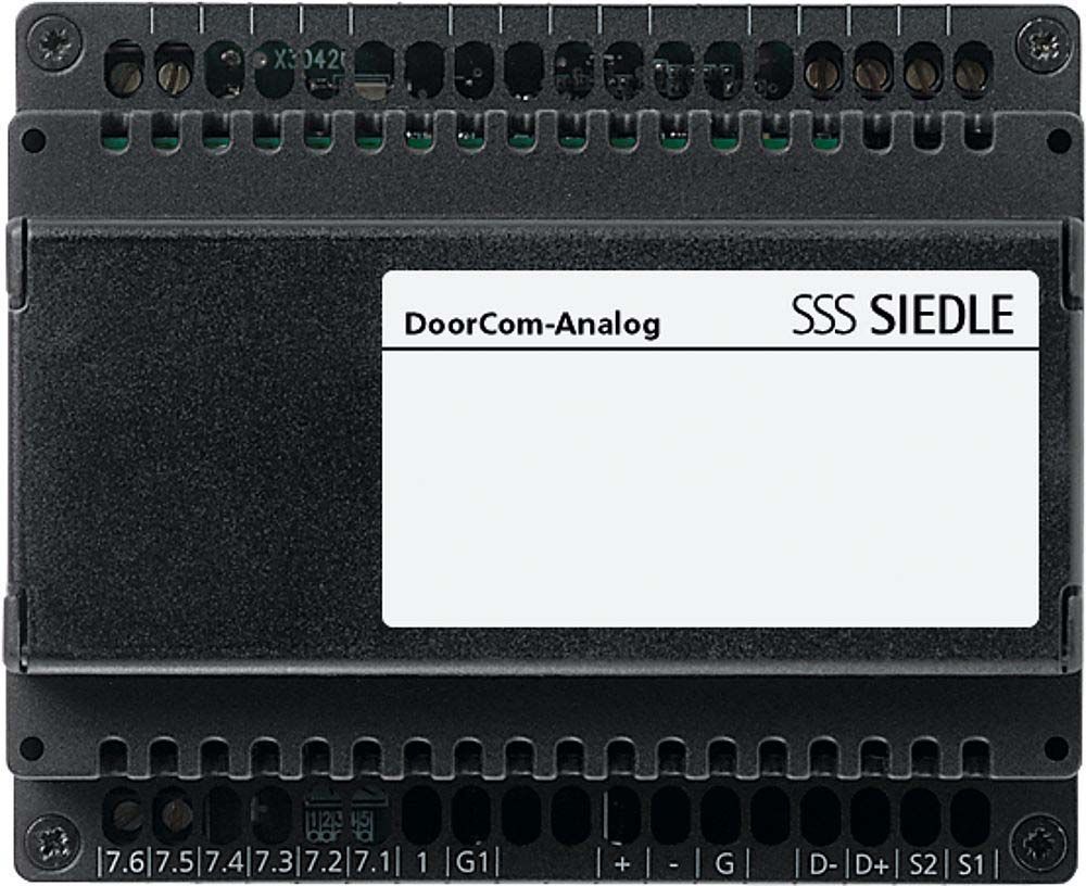 Siedle DCA 650-02 DoorCom-Analog, Schnittstelle zur Amtstelefonie