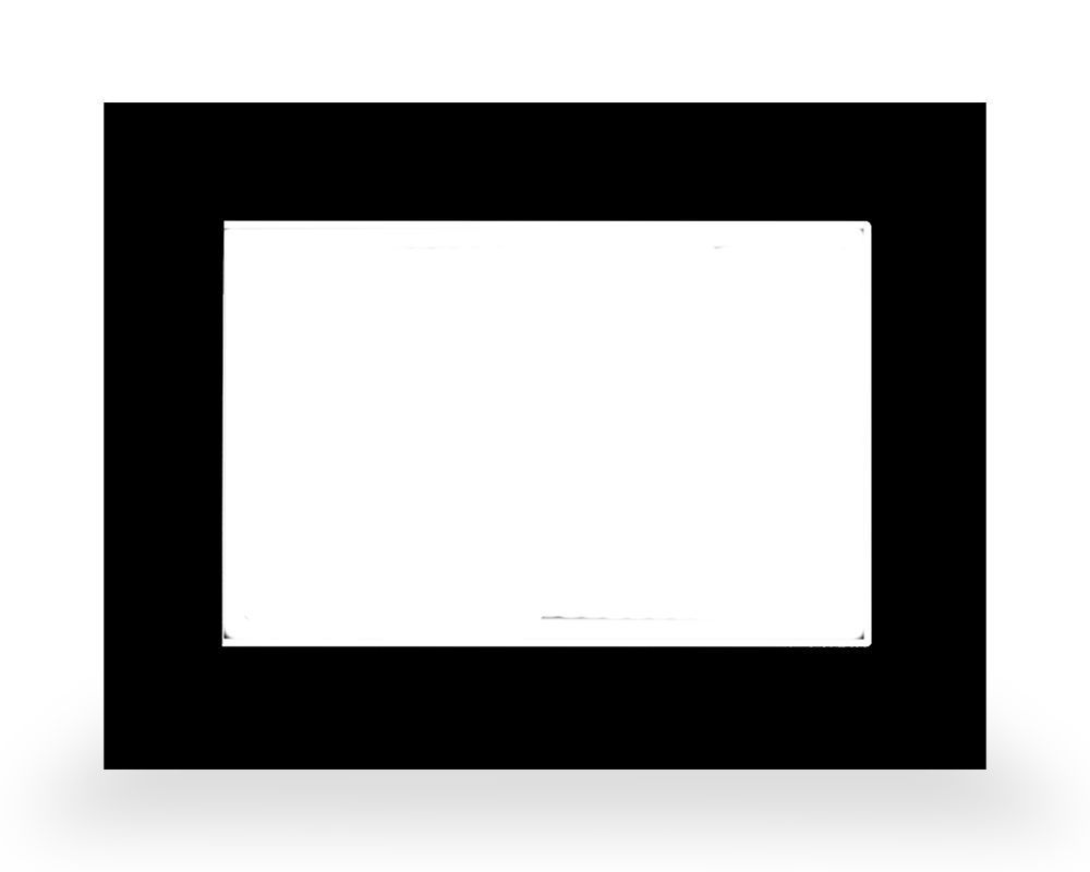 MDT VCB-10SW.04 Glasrahmen schwarz für 10" Touchpanel