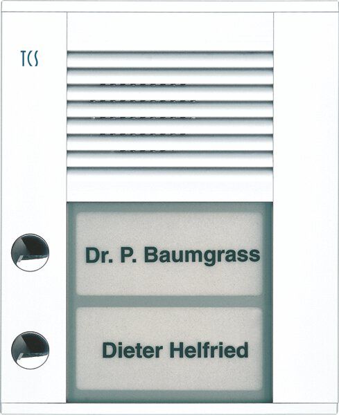 TCS PDS02-WS/04 Außenstation Sprechanlage Aufputz für 2 WE