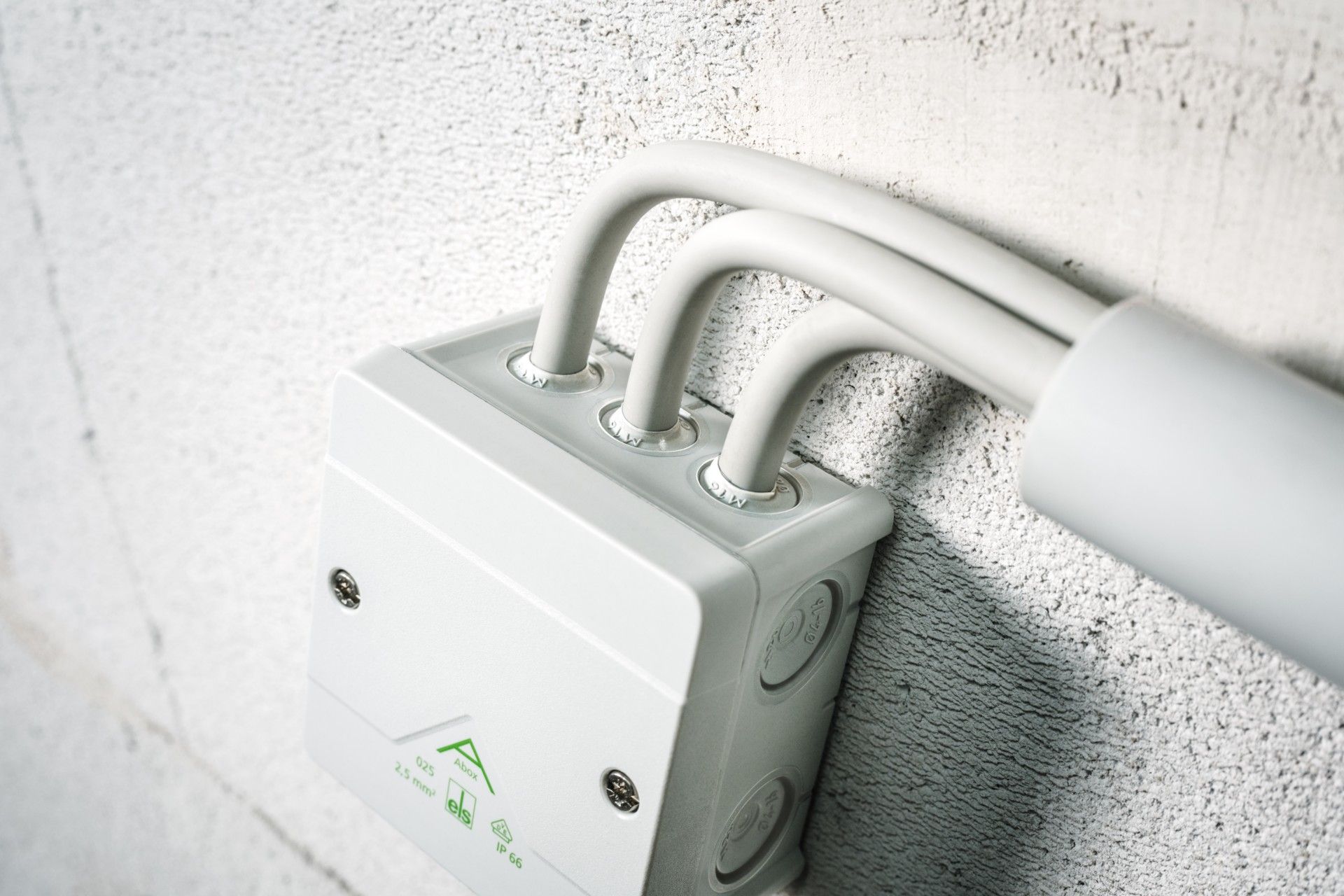 Spelsberg 80240001 Abzweigkasten, Schutzart IP66, max. Leiterquerschnitt 2,5mm², grau