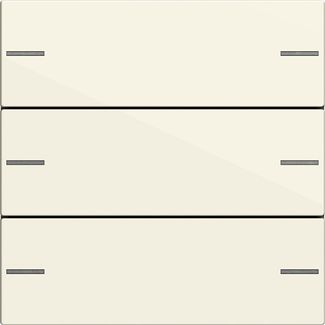Gira 575301 Wippenset 3-fach für Tastsensor 4.55, Cremeweiß