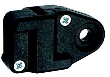 Scharnberger + Hasenbein 57994 Aufhänger/Endstück für Flachkabel, IP44, Illu Haken, schwarz