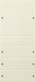 Gira 218401 Wippenset 4-fach (1+3), System 55, cremeweiß glänzend(lackiert)