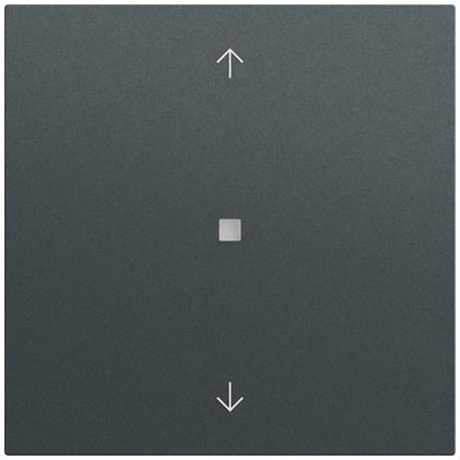 Gira 510573 RF Bedienaufsatz 1-fach Pfeilsymbole für KNX, System 70, anthrazit (lackiert)