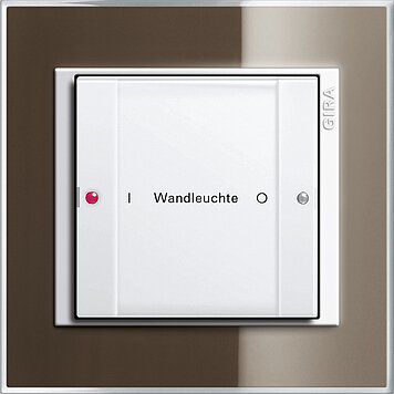Gira 5331100 Funk-Wandsender 1-fach komplett, System 55