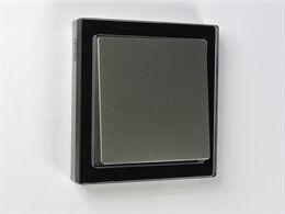 Muster Merten D-Life Glas schwarz/edelstahl Muster Merten D-Life Glas schwarz/edelstahl