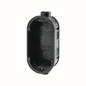 Berker 1809 Einbaudose, TS, schwarz