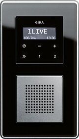 Gira 228203 Lautsprecher für Unterputz-Radio, System 55, reinweiß glänzend