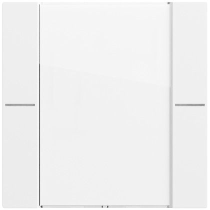Gira 577170 Wippenset 1-fach mit Beschriftungsfeld für Tastsensor 4.70, System 70, reinweiß glänzend