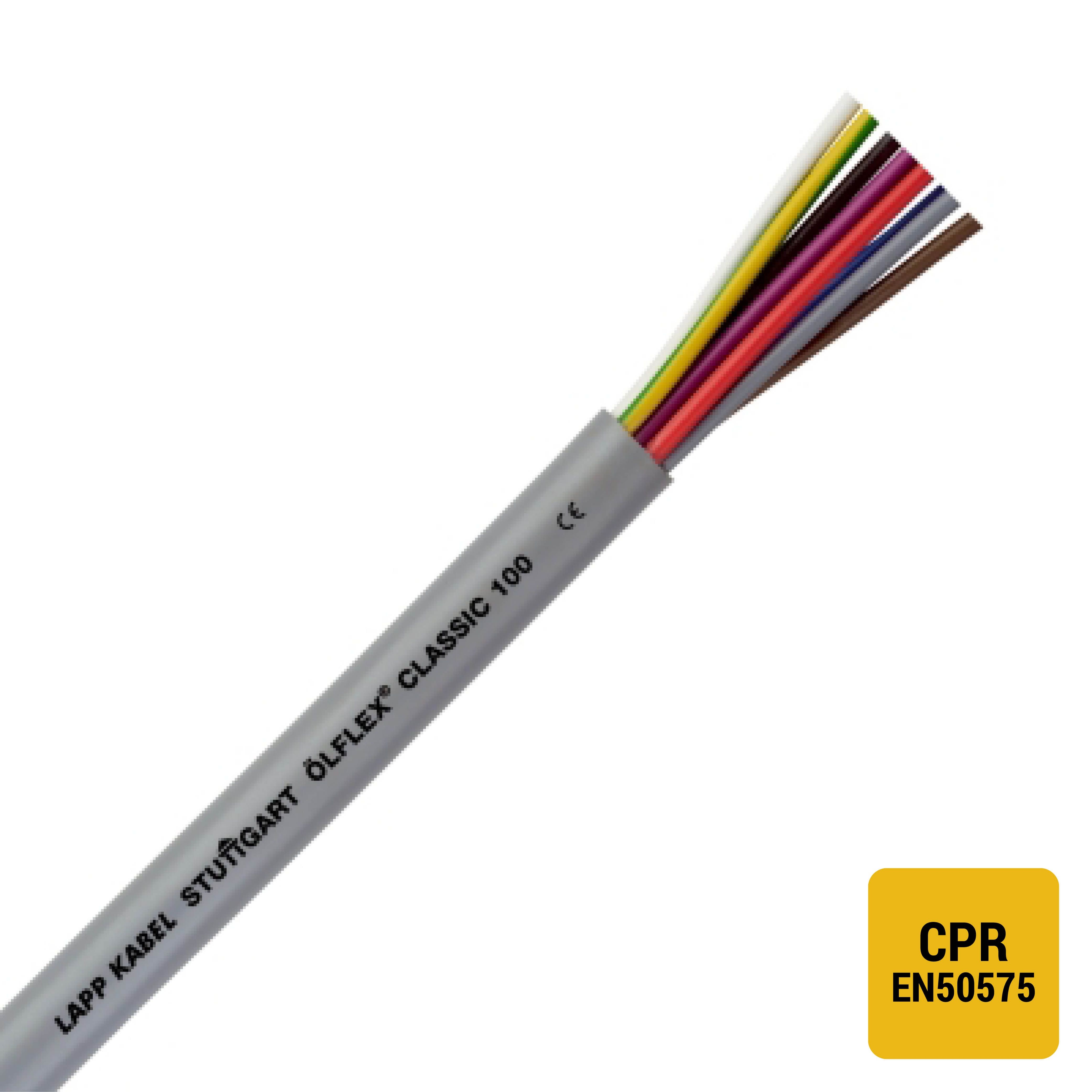 Lapp 0010052/100 Steuerleitung ÖLFLEX® CLASSIC 100 300/500V 16G1 100 M
