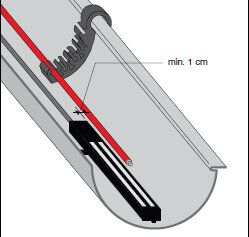 Devi 89846024 DEVIflex™ DTCE-30 Dachrinnenheizung 230V 85 Meter