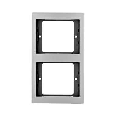Berker 13237003 Rahmen 2-fach senkrecht, K.5, Alu, Aluminium eloxiert