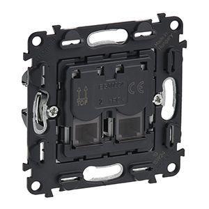 Legrand 753039 Telefondose 2xRJ11, 2-fach