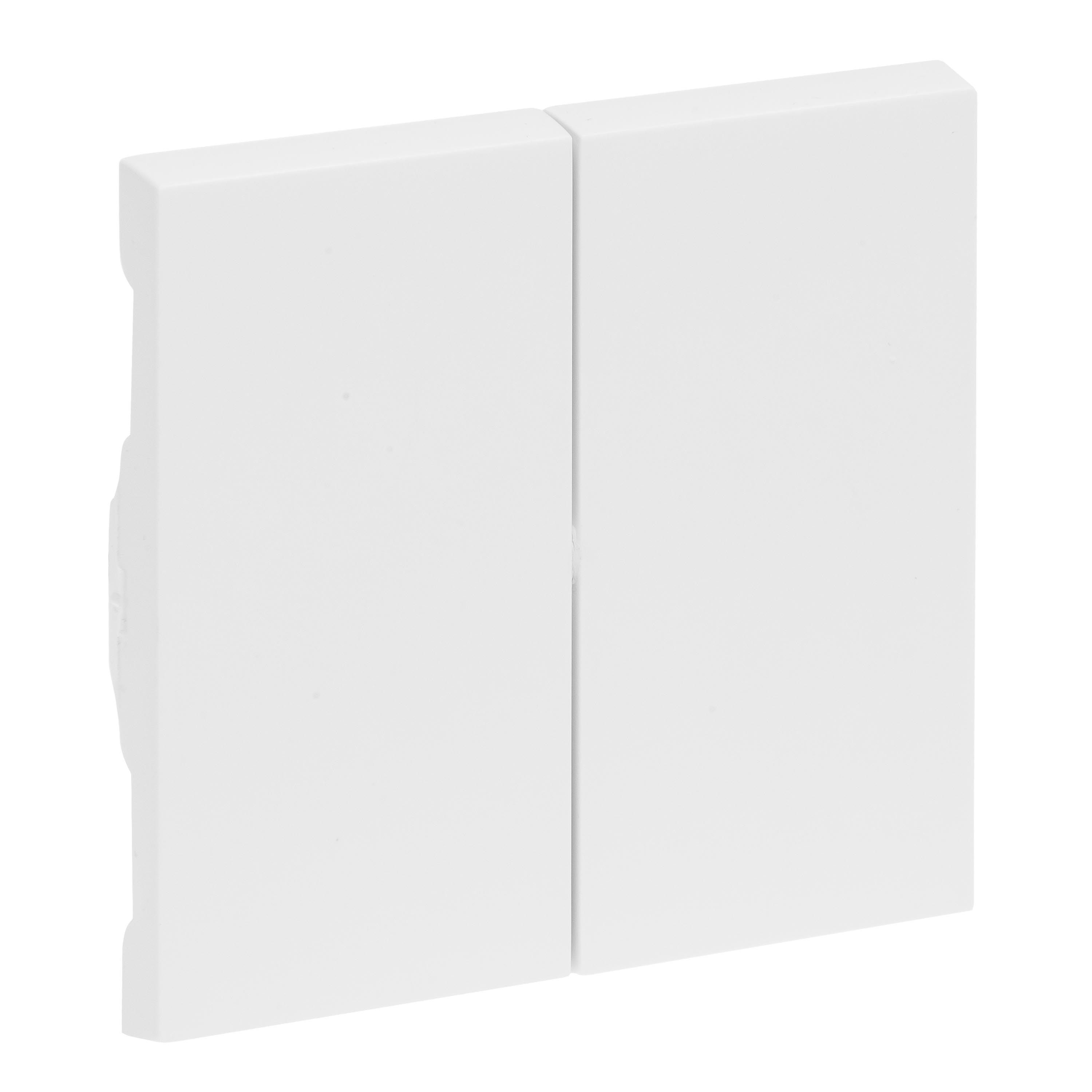 Legrand 765108 SEANO Serienwippe für Serienschalter, Doppelwechselschalter und Doppeltaster, Ultraweiß