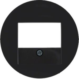 Berker MAN0307124 Zentralstück mit TAE-Ausschnitt, R.Classic, schwarz matt