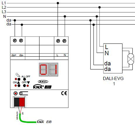 Gira 218000 DALI Gateway Plus für KNX