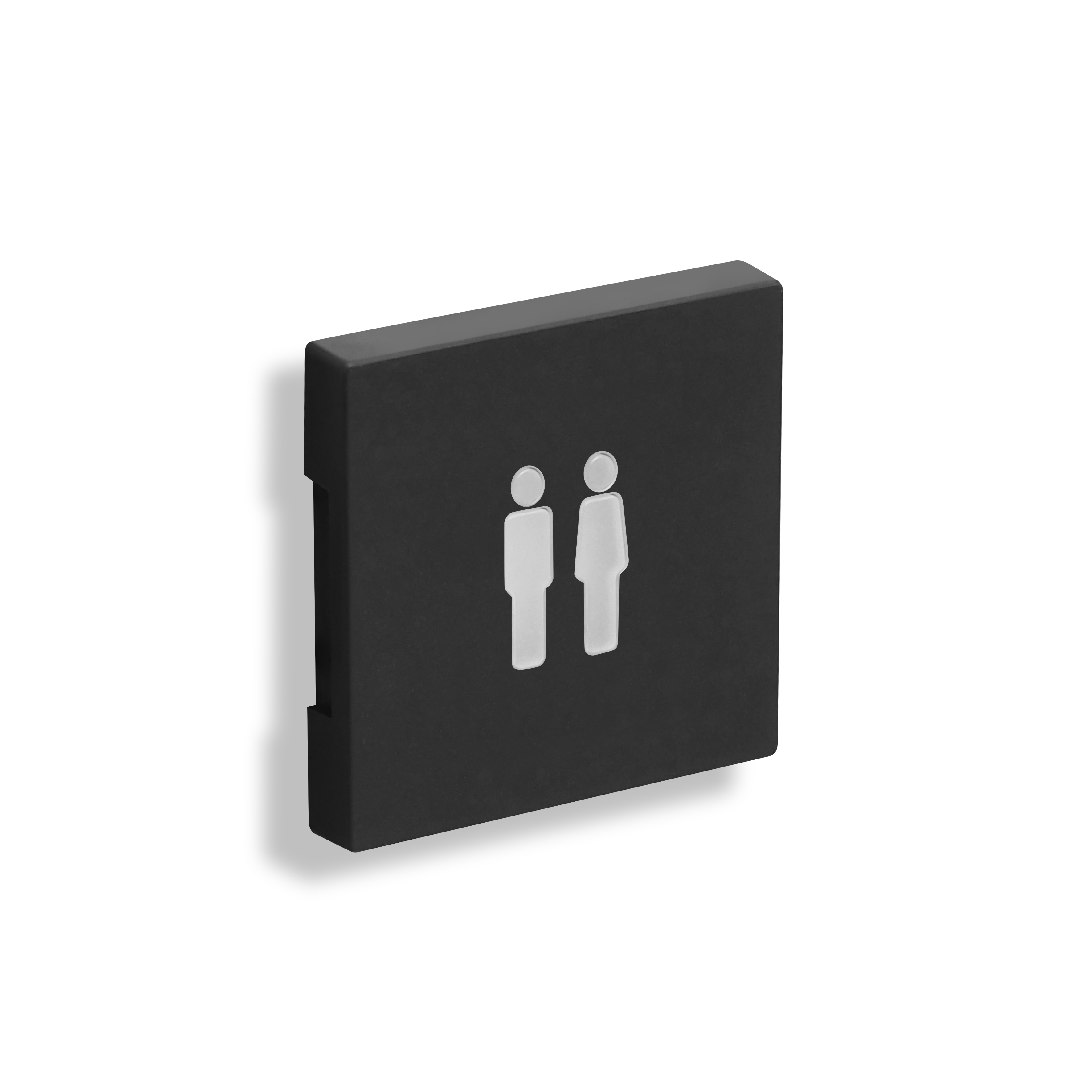 qles SYL0814 Symbollicht, für Merten System-M, beleuchtet/LED/RGB, Anthrazit, edelmatt, IP44