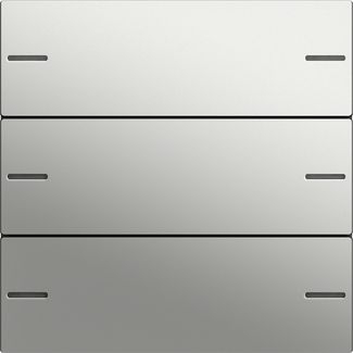 Gira 5753600 Wippenset 3-fach für Tastsensor 4.55, Edelstahl