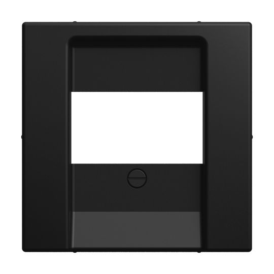 Busch-Jaeger 2539-915 Zentralscheibe für UAE/TAE/USV/VGA/HDMI, Busch-balance SI, schwarz matt
