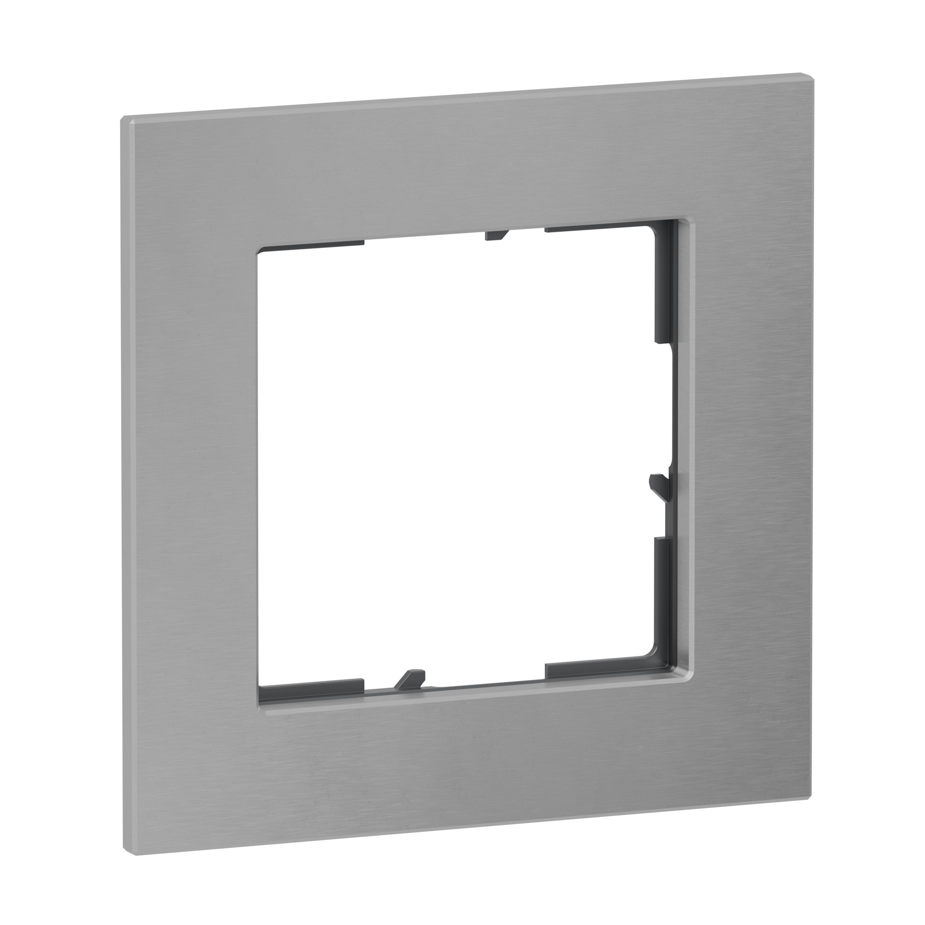 Legrand 766121 SEANO Natura 1-fach Rahmen aus Echtmaterial, aluminium eloxiert