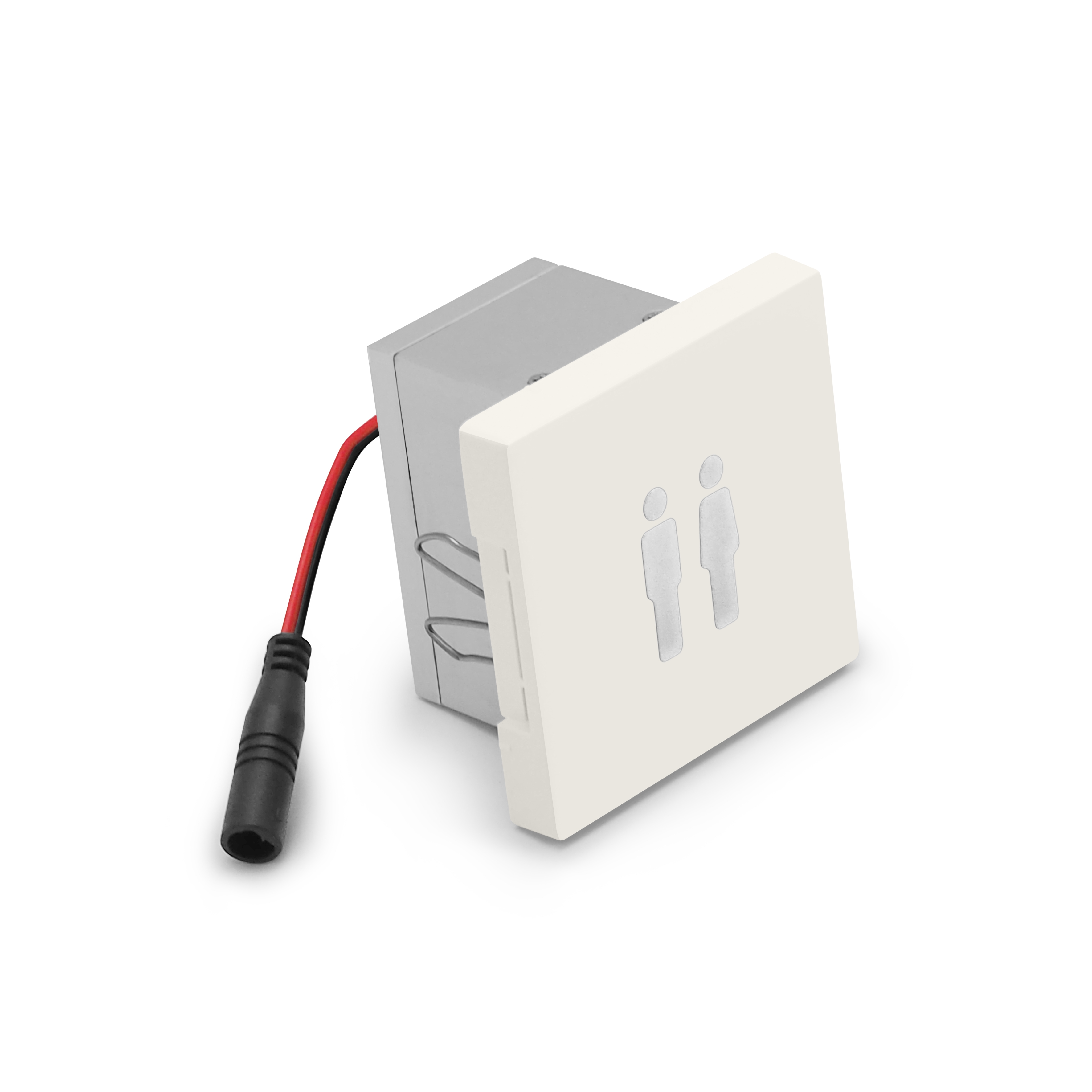 qles SYL0619 Symbollicht, für Merten System-M, beleuchtet/LED/RGB, Polarweiß glänzend, IP44