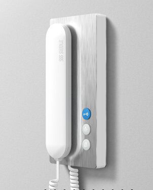 Siedle HTS 811-0 E/W Haustelefon Standard 1+n, Edelstahl/ws