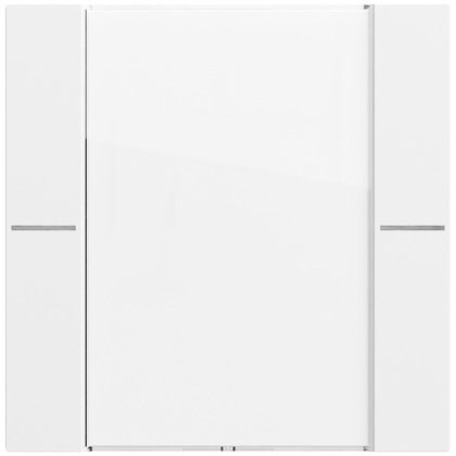 Gira 577172 Wippenset 1-fach mit Beschriftungsfeld für Tastsensor 4.70, System 70, reinweiß seidenmatt (lackiert)