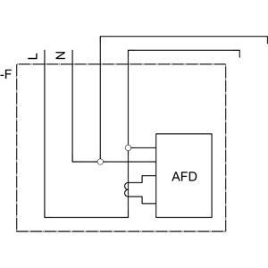 Siemens 5SM6021-2 Brandschutzschalter für FI/LS-Schalter 1+N, 16A, 230 V, 2TE