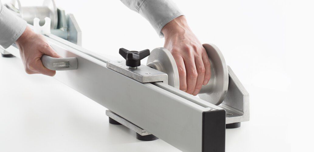 Lübbering A90105 Roll..Profi RAIL Großabroller, Abroller für Trommeln bis 1,40 Meter Durchmesser