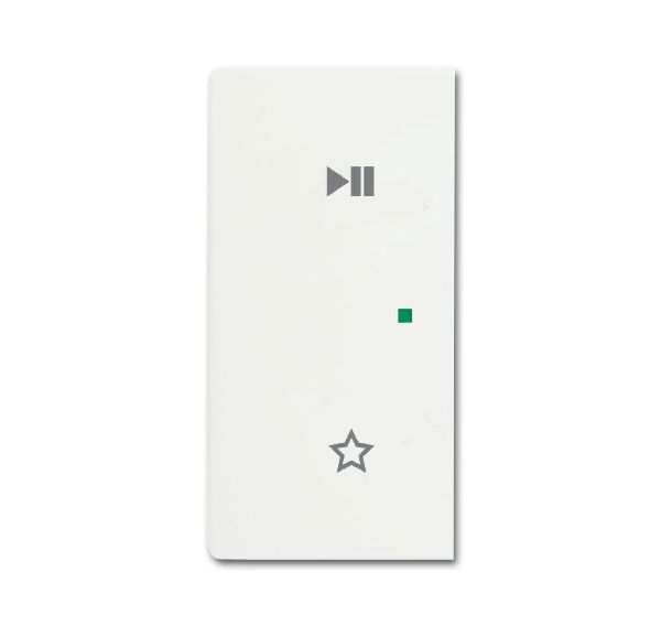 Busch-Jaeger 6237-21-884 Wippe 2-fach links mit Symbol "Play/Pause"