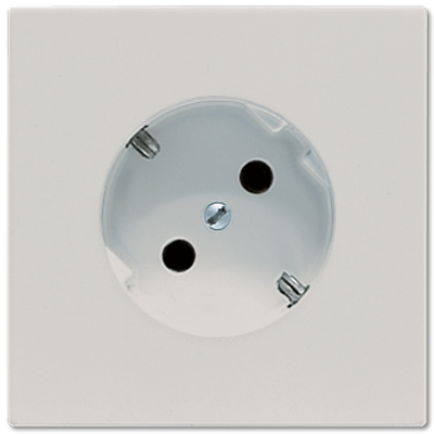 Jung LS520-45LG Schutzkontakt-Steckdose 45°, 16 A 250 V ~, Duroplast, Serie LS, lichtgrau