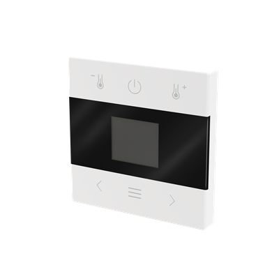 Busch-Jaeger 1794 MDRT-884 Zentralscheibe für Raumtemperaturregler mit Display, Bluetooth, Busch-Flextronics , studioweiß matt, Plattform 63