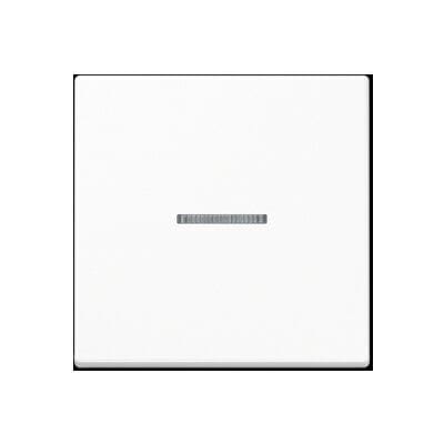 Jung FMAS1700WW eNet Taster Standard 1-fach, Duroplast, Serie AS, alpinweiß
