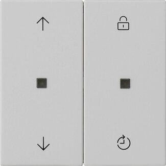 Gira 5363015 S3000 Bedienaufsatz Memory Pfeile, System 55, grau matt