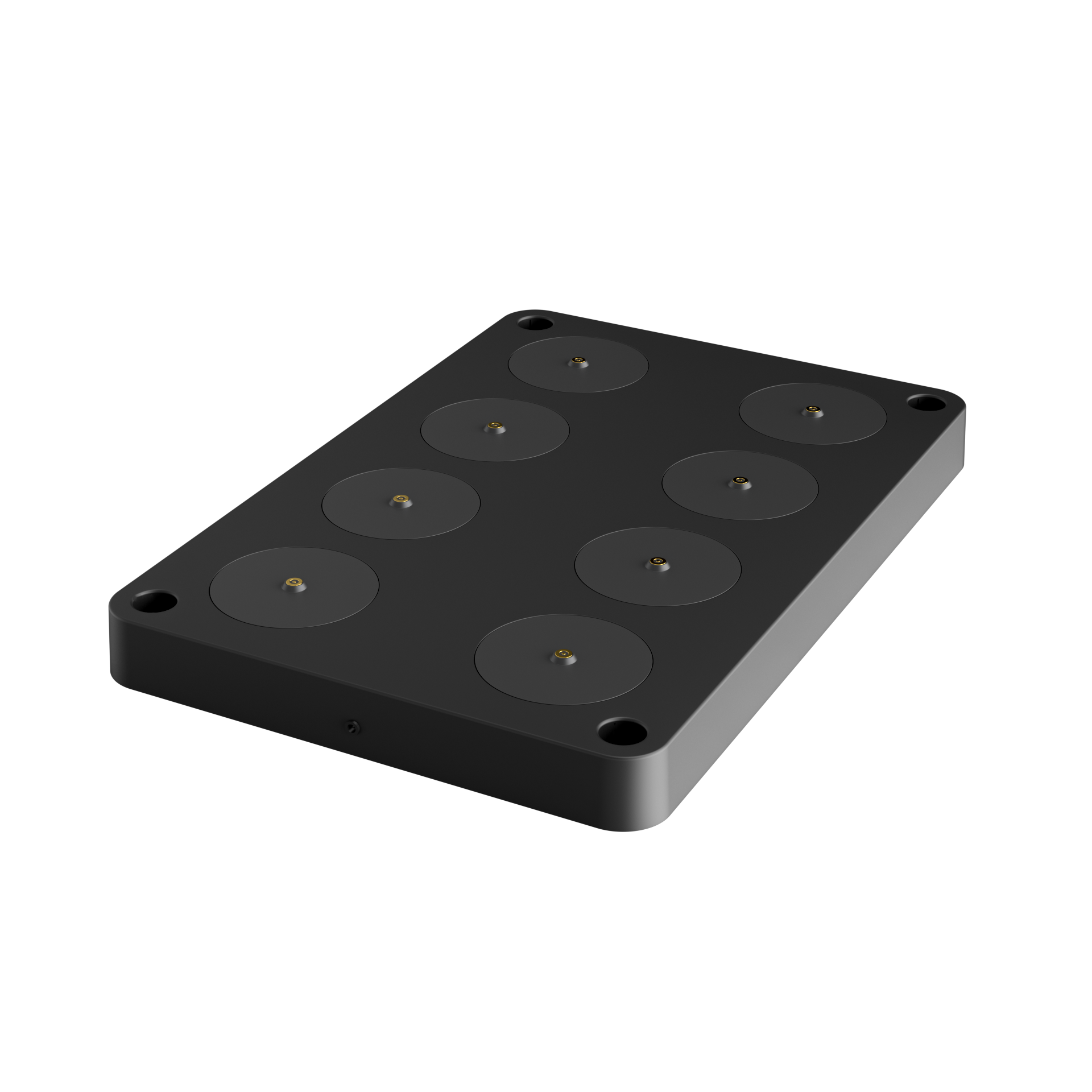 ALED 5702064000006 8-fach Multi-Ladeplatte schwarz für Calida Nano