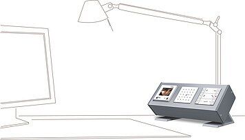 Gira 119327 Profil 3-fach mit Befestigungswinkel, Profil 55, Aluminium reinweiß glänzend (lackiert)
