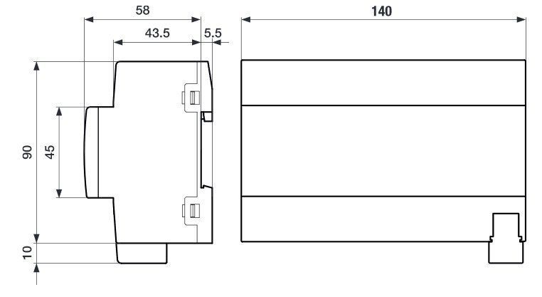 ABB SAH/S16.6.7.1 Schalt-/Jalousieaktor, 16-fach, 6 A, REG