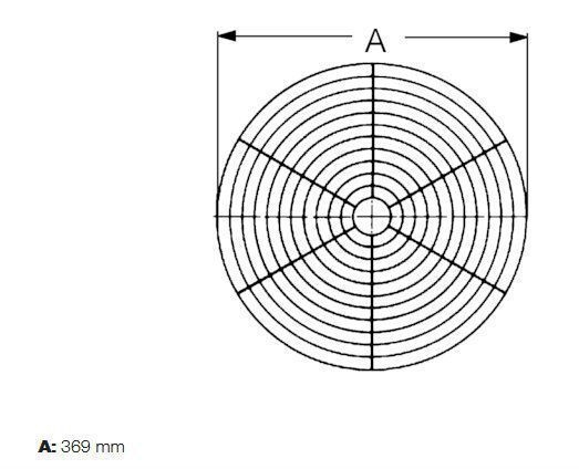 Maico SG 30 Schutzgitter aus Metall für Be- und Entlüftung, DN 300