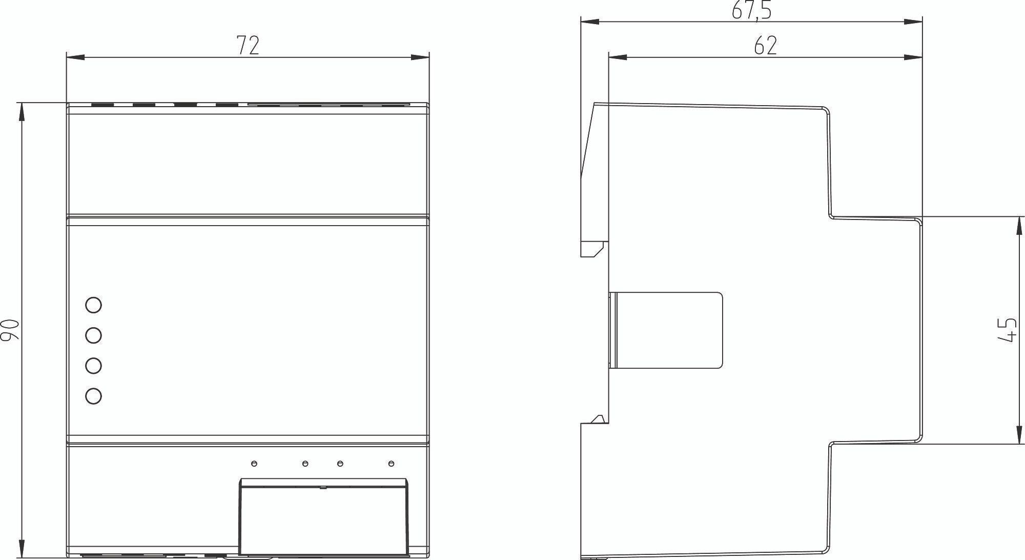 Theben 6490130 TC 649 E Digitale LAN-Zeitschaltuhr/Astro-Zeitschaltuhr mit Jahresprogramm