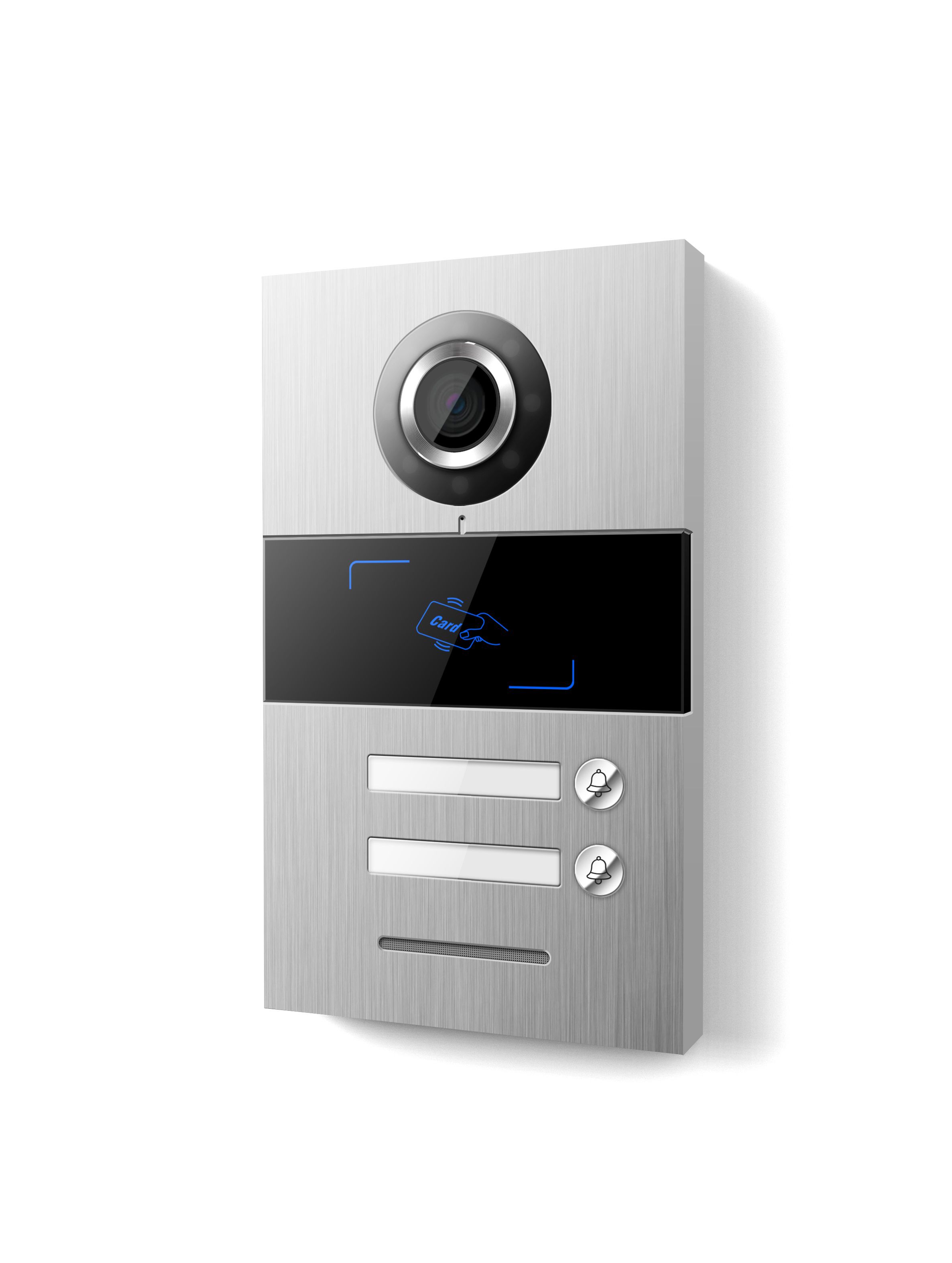 HHG Villa 2 AS Video Außenstation UP 2-Familien mit integriertem RFID-Leser
