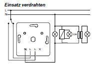Merten MEG5134-0000 Universal-Drehdimmer-Einsatz für LED-Lampen