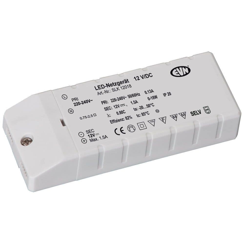EVN SLK12018 LED-Netzgerät 1,5A, 0-18W, IP20