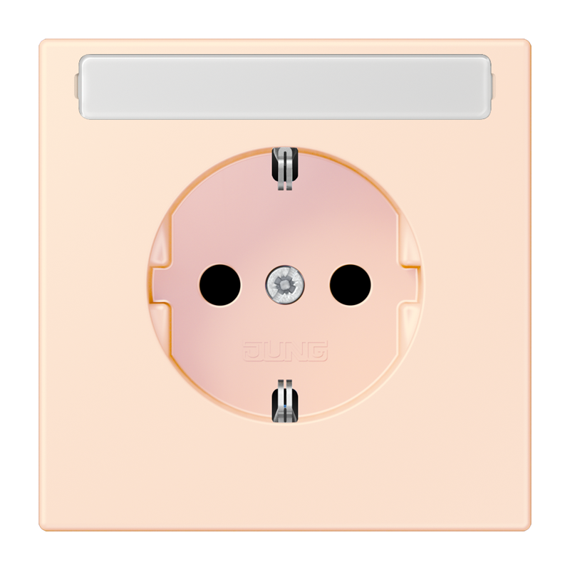 Jung LC1520N226 Schutzkontakt-Steckdose, Les Couleurs® 32082, orange pâle