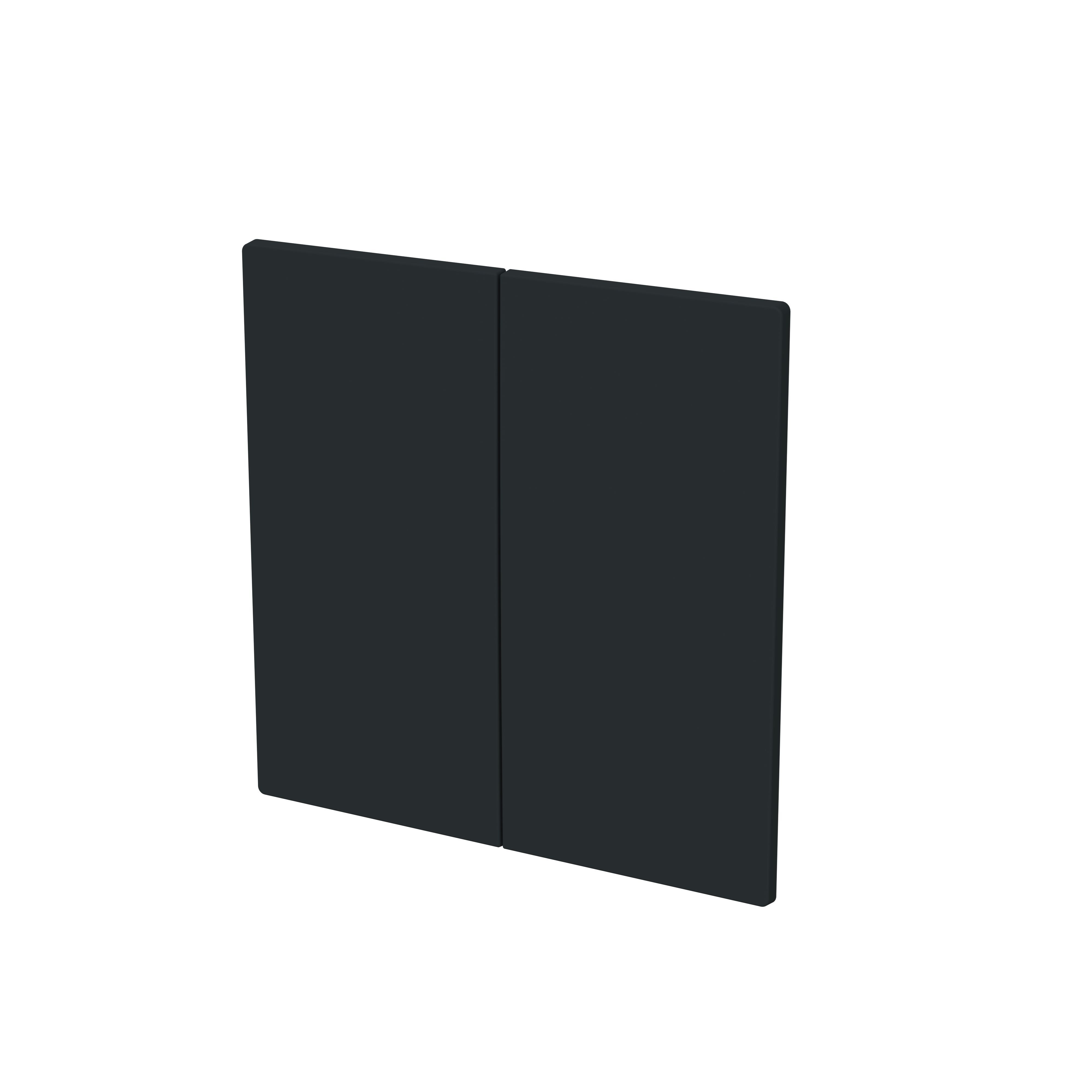 Busch-Jaeger 1785-45M Wippe 2-fach, schwarz matt, Busch-art linear